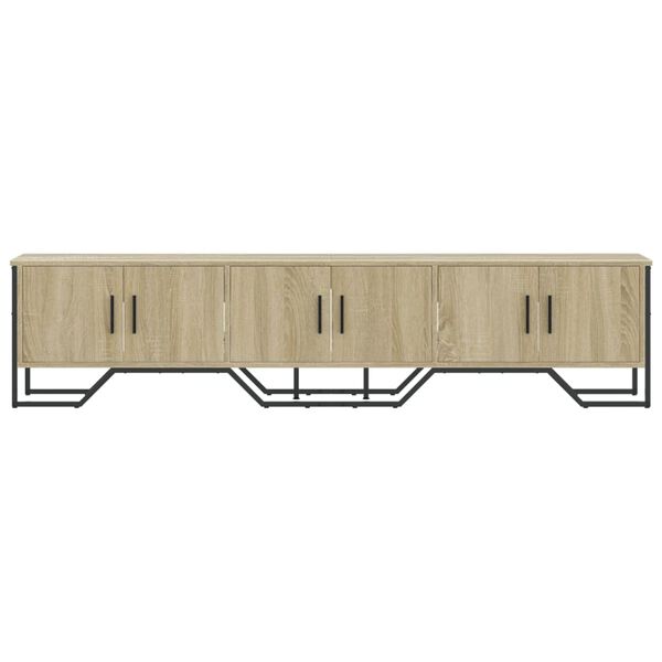 vidaXL TV Cabinet Sonoma Oak 180x34x41 cm Engineered Wood