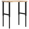 vidaXL Workbench 80x60x(73-99.5) cm Solid Wood Acacia Rectangular
