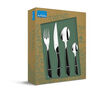 Amefa 16-Piece Cutlery Set Eclat Nature Black Wood