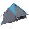 vidaXL Teepee Tent with Roof Blue and Grey 388 x 320 x 169 cm