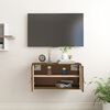 vidaXL Wall Cabinet Honey Brown 60x30x30 cm Solid Wood Pine