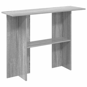vidaXL Console Table Grey Sonoma 100 x 30 x 75 cm Engineered Wood