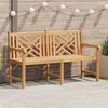 vidaXL Garden Bench Brown 150 x 60 x 90 cm Solid teak wood