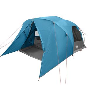 vidaXL Dome Tent with Roof with Storage Blue 455 x 252 x 178 cm