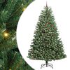 vidaXL Artificial Hinged Christmas Tree Green 300 cm PVC and Metal