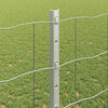 vidaXL Fence and Post Silver 1.2 x 25 m Steel