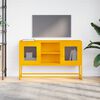 vidaXL TV Cabinet Mustard Yellow 100.5x39x60.5 cm Steel
