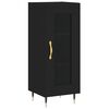 vidaXL Highboard Black 34.5x34x180 cm Engineered Wood