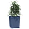 vidaXL Planters 2 pcs Blue Grey 30x30x37 cm Polypropylene