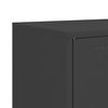 vidaXL Highboard Black 100.5x39x107 cm Steel