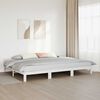 vidaXL Family Bed Frame No Mattress White 240x200 cm Solid Wood Pine