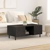 vidaXL Coffee Table Black 100x54x40 cm Solid Wood Mango