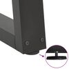 vidaXL Coffee Table Legs V-Shape 2 pcs Anthracite 60x(42-43.3) cm Steel