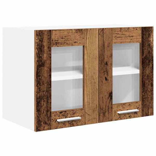 vidaXL Hanging Cabinet Old Wood 60 x 31 x 40 cm Engineered Wood