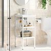 vidaXL Bathroom Washbasin Frame White 40x38x83 cm Iron