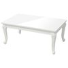vidaXL Coffee Table High Gloss White 100x50x42 cm Engineered Wood