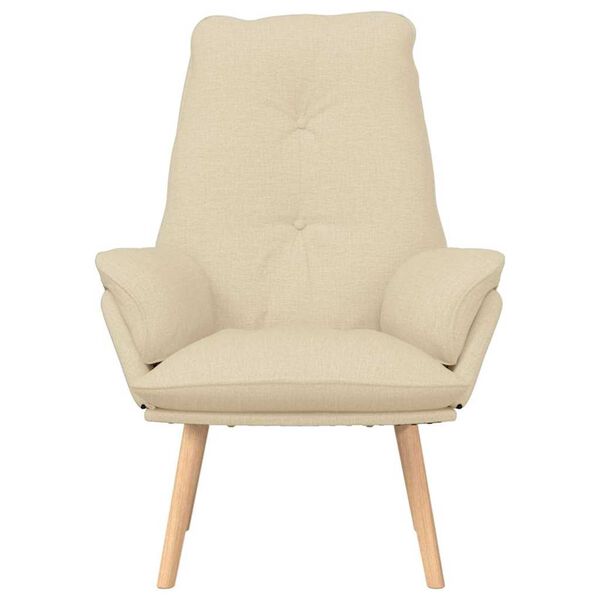 vidaXL Armchair Cream 69 x 74 x 93 cm Sherpa Fabric