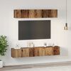 vidaXL TV Cabinet Set Wall-mounted 5 pcs Old Wood Engineered Wood