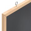 vidaXL Chalkboard with Solid Pine Wood Frame Black 60x40 cm