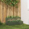 vidaXL Garden Planter Olive Green 100 x 60 x 45 cm Cold-rolled Steel