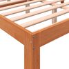 vidaXL Bed Frame without Mattress Wax Brown 120x190 cm Small Double Solid Wood Pine
