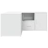 vidaXL Corner Cabinet White 160x40x45 cm Engineered Wood