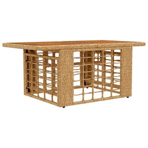 vidaXL Garden Lifting Up Table Natural 100 x 55 x 37 cm