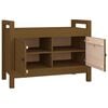 vidaXL Hall Bench Honey Brown 80x40x60 cm Solid Wood Pine