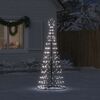 vidaXL LED Christmas Tree 200 LEDs Cold White 180 cm