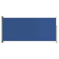 vidaXL Patio Retractable Side Awning 140x300 cm Blue