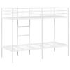 vidaXL Bunk Bed without Mattress White 80x200 cm Steel