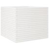vidaXL Garden Planter White 80x80x68.5 cm Solid Wood Pine