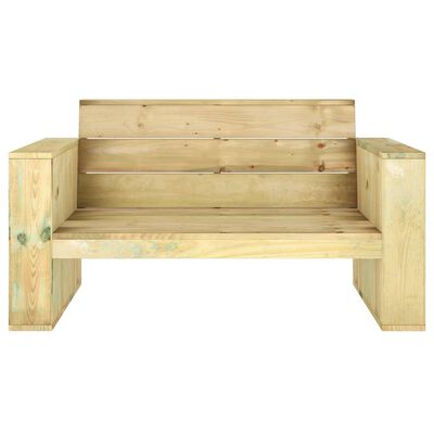 vidaXL Garden Bench 139 cm Impregnated Pinewood