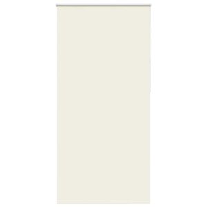 vidaXL Roller Blind Blackout Off White 115x210 cm Fabric Width 110.7 cm Polyester