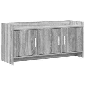 vidaXL TV Cabinet 102 x 33 x 47 cm Grey Sonoma Engineered Wood
