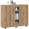 vidaXL Wooden Cabinet Artisan Oak 88.5 x 30.5 x 73 cm Engineered Wood