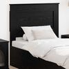 vidaXL Headboard with Headboard Black Oak 75 cm Engineered Wood