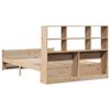vidaXL Bookcase Bed without Mattress 160x200cm Solid Wood Pine