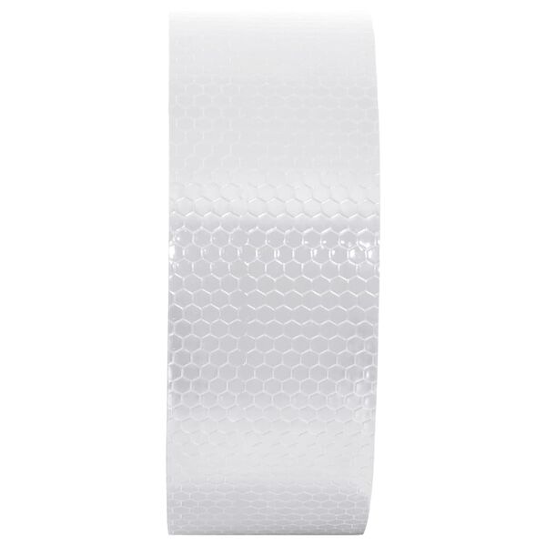 vidaXL Reflective Tape White 5 cmx20 m PVC