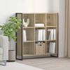 vidaXL Book Cabinet Sonoma 99.5 x 30 x 108.5 cm Engineered Wood