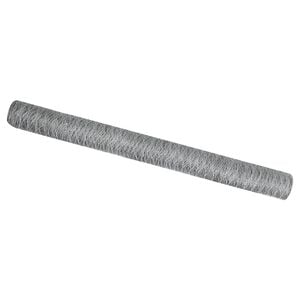 vidaXL Hexagon Fence Silver 1.6 x 50 m Galvanised steel