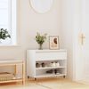 vidaXL Shoe Cabinet White 70x36x60 cm Engineered Wood