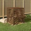vidaXL Composter Honey Brown 82.5x82.5x99.5 cm Solid Wood Pine