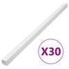 vidaXL Cable Trunking 33x33 mm 30 m PVC