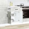 vidaXL Kitchen Base Cabinet Kalmar Concrete Grey Engineered Wood