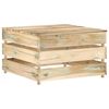 vidaXL Garden Pallet Tables 2 pcs Impregnated Pinewood