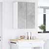 vidaXL Hanging Cabinet Concrete Grey and White 30 x 31 x 80 cm