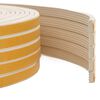vidaXL Self-Adhesive Window Seal White 8 x 3 mm 12 m EPDM Foam