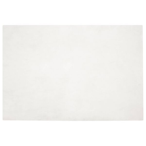 vidaXL Faux Rabbit Fur Rug Olite Cream 160 x 230 cm Polyester