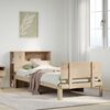 vidaXL Bookcase Bed without Mattress 90x200cm Solid Wood Pine